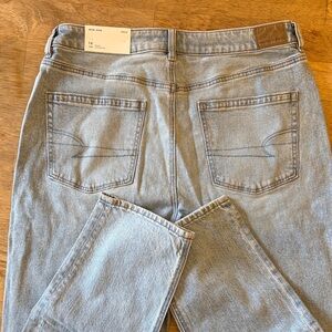 American Eagle Outfitters Light Wash Straight Leg Jeans